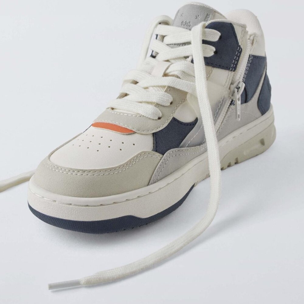 ZARA MULTI-PIECE HIGH TOP SNEAKERS
